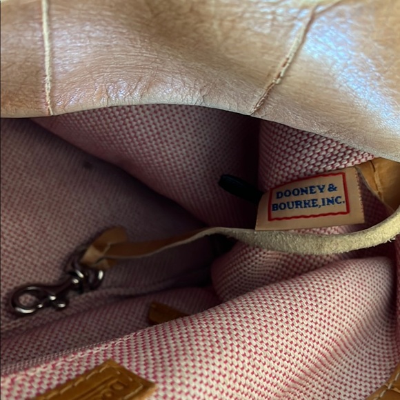 Dooney & Bourke  Tan Leather Shoulder Bag - Picture 10 of 11